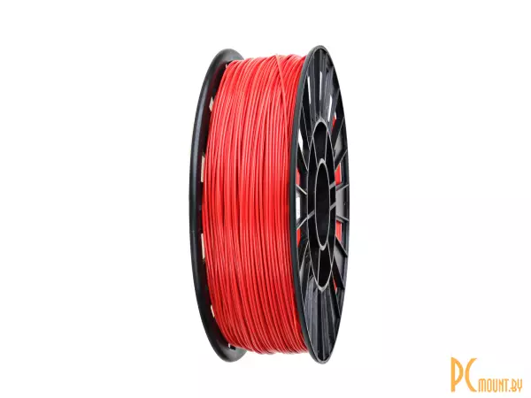 PLA Пластик для 3D печати (филамент) в катушках, 3D Printing Filament PLA Red (Красный), 1,75mm, 1kg