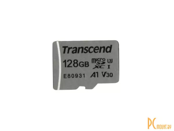 Карта памяти MicroSDXC, 128GB, Сlass 10, UHS-I, U3, Transcend TS128GUSD300S