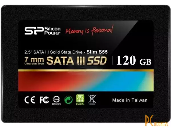 SSD 120GB Silicon Power S55 Slim  SP120GBSS3S55S25 2.5\'\' SATA-III